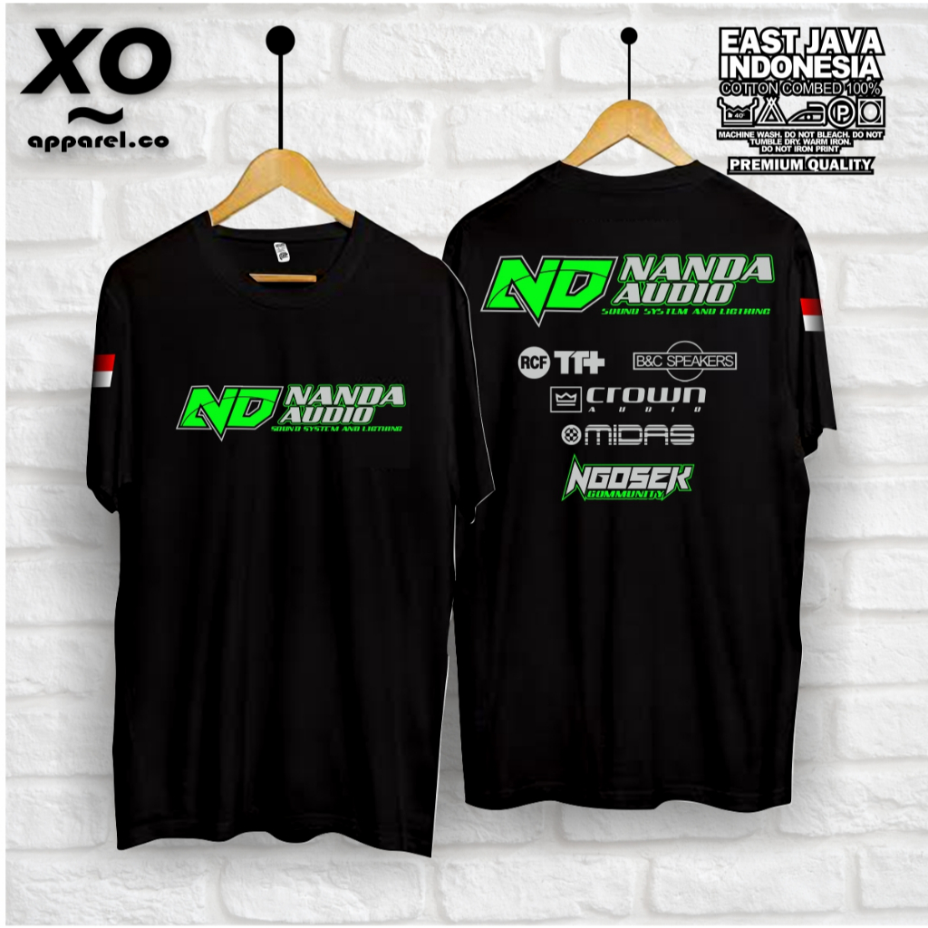 Jual baju kaos NANDA AUDIO music sound system terbaru bahan adem big ...