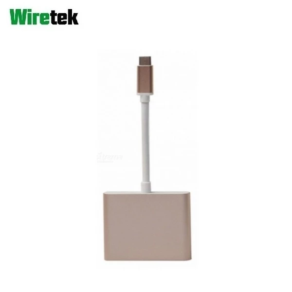Type C to HDMI / USB3.0 / USB3.1 Female 3in1 WIRETEK