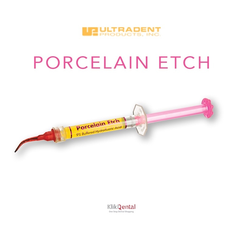 Jual KLIK DENTAL Ultradent Porcelain etch isi 1.2ml Shopee Indonesia
