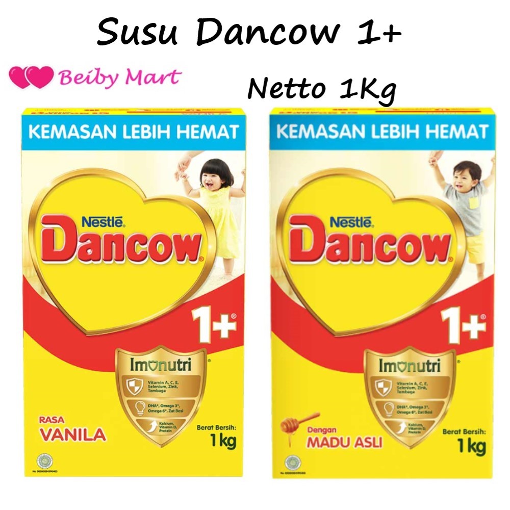 Jual Susu DANCOW Tahap 1+ Rasa Vanila / Madu Netto 1Kilogram | Shopee ...