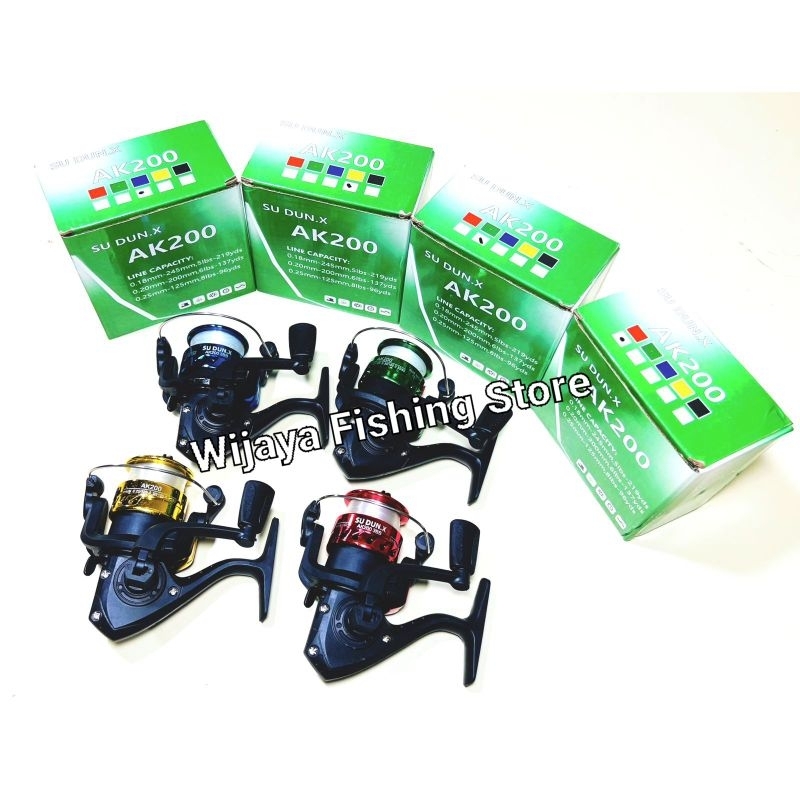 Jual Reel Pancing Sudunx Su Dunx AK 200 Atom Atau Besi | Shopee Indonesia
