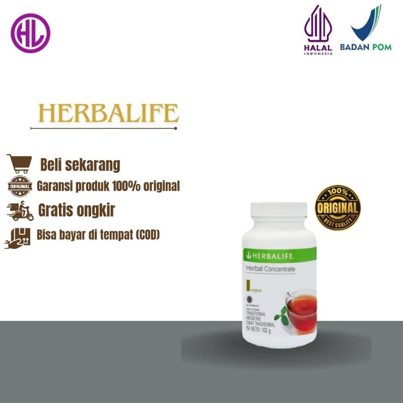 Jual Herbalife Tea Concentrate Ginger Honey - Pembakar Lemak Efektif ...