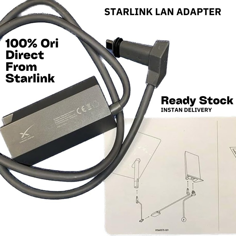 Jual Starlink Ethernet LAN Adapter Original Adaptor | Shopee Indonesia