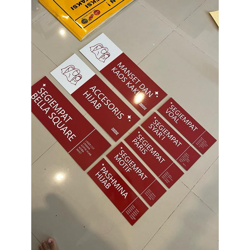 Jual Sign Rambu Rambu Pemesanan Khusus Pcs Shopee Indonesia