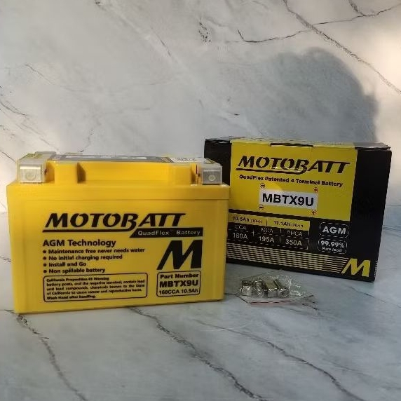 【AKI】 Jual ACCU AKI MOTOBATT MBTX9U KAWASAKI ZX25R, NINJA 250 Fi