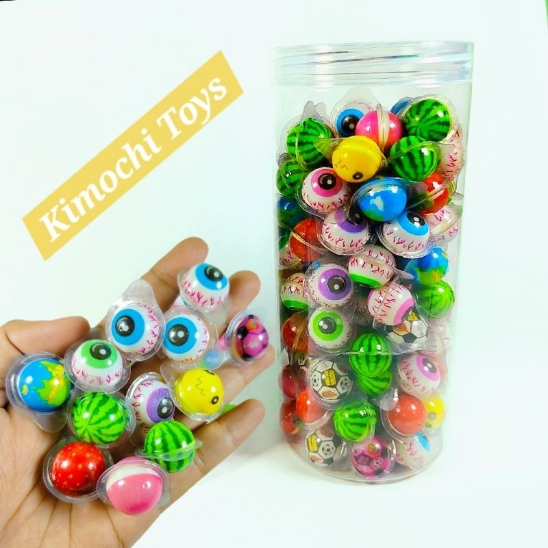 Jual Permen MY SWEETY Gummy Toples Isi 120 Lunak Mini Bola Mata Eye ...