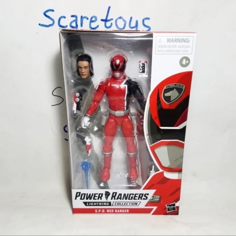 Jual lightning collection power rangers spd red ranger merah hasbro ...