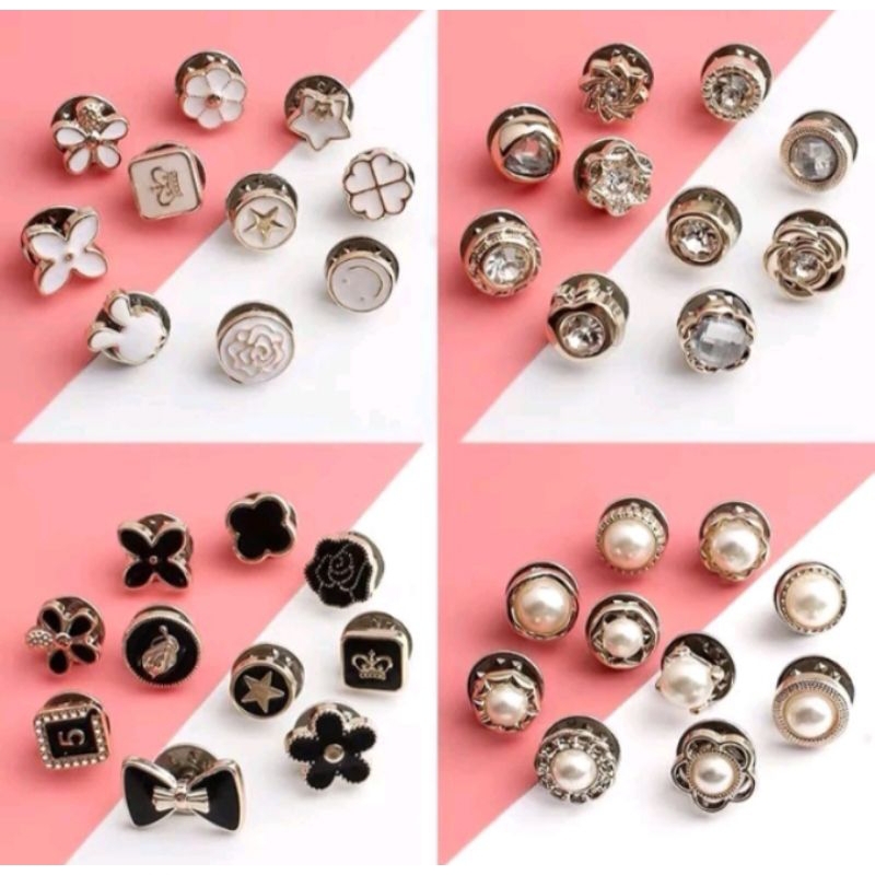 Jual Bros pin isi 10 pcs Bross pin baju bros hijab bros baju jepit baju ...