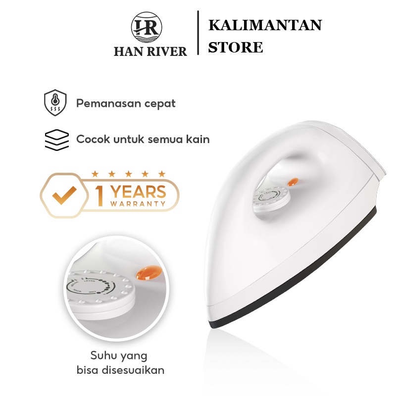 Jual [Pengiriman dari Banjarmasin]HAN RIVER Setrika Setrika Mini 300W