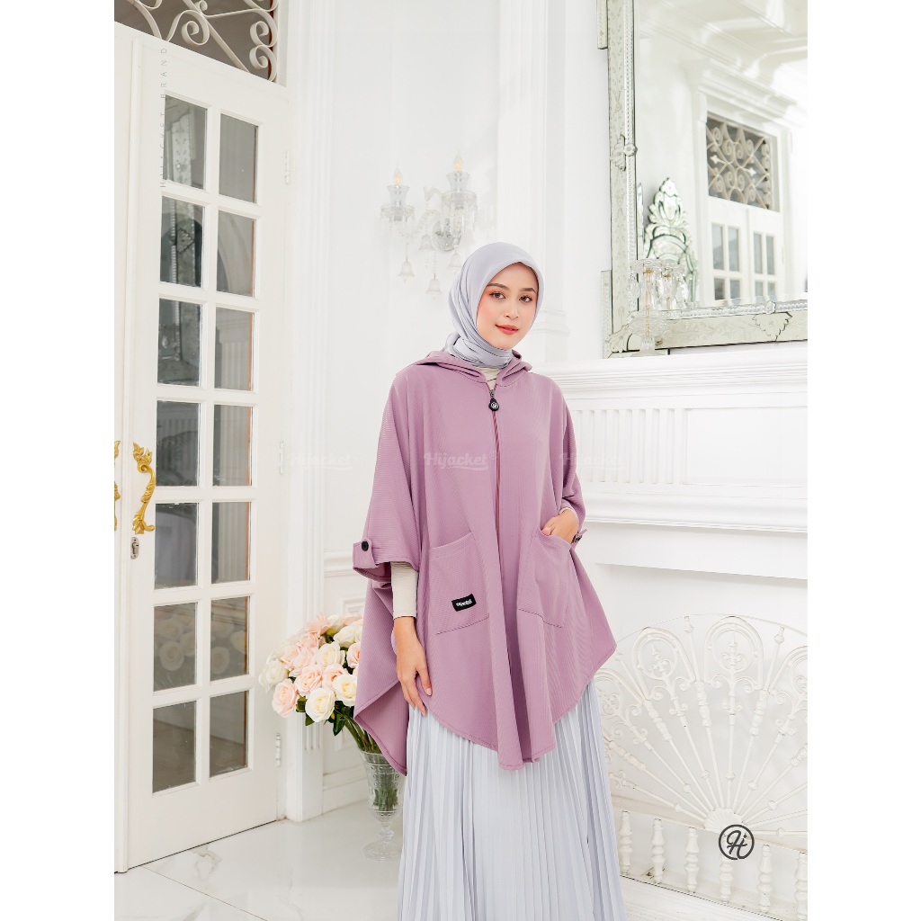 Jual Outer Muslimah Hijacket Aisya Jubah Cape Model Outerwear For Hijaber Shopee Indonesia