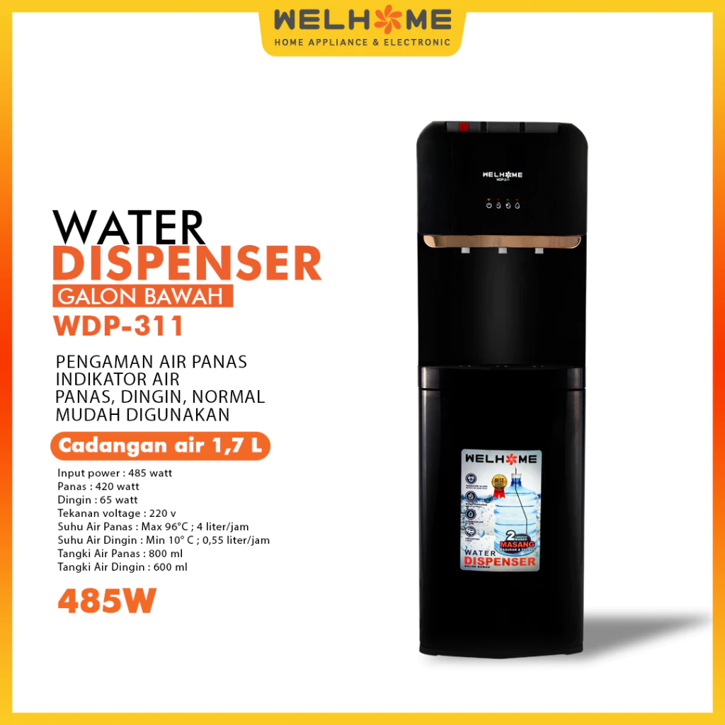 dispenser galon bawah welhome