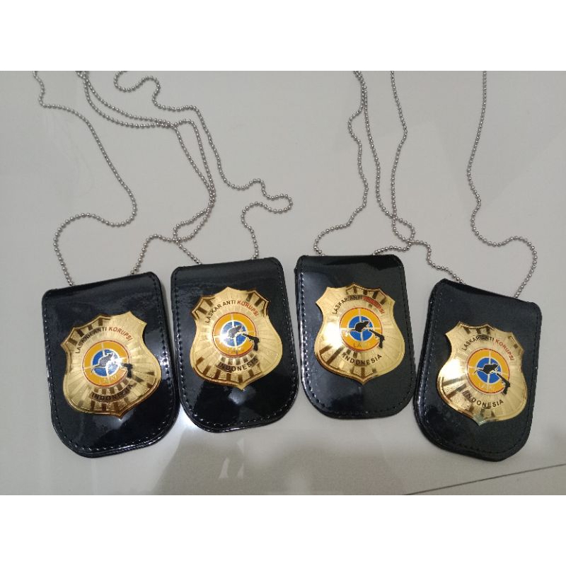 Jual KTA Name Tag Kulit Plus Rantay dan Logo Laskar Anti Korupsi ...