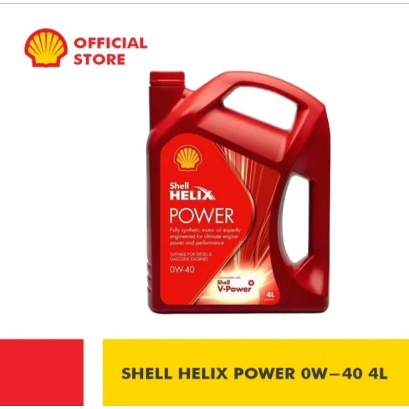 Jual Shell Helix Power SAE 0W40 API SN Plus ( bisa untuk Bensin dan ...