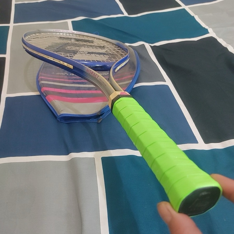 Jual RAKET TENIS ORIGINAL EMRIK HORNET BEKAS MASIH SIAP PAKAI 312GRAM ...