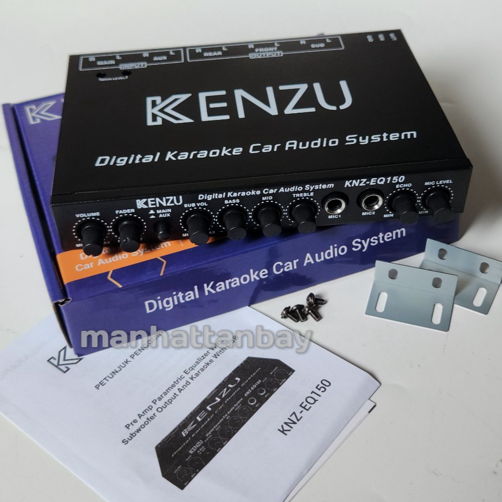 Jual KODE Y42T Preamp Parametric Equalizer Mobil Dengan Subwoofer
