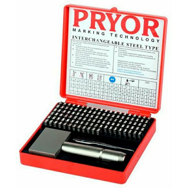 Jual PRYOR marking technology stempel besi bisa bongkar pasang ukuran ...