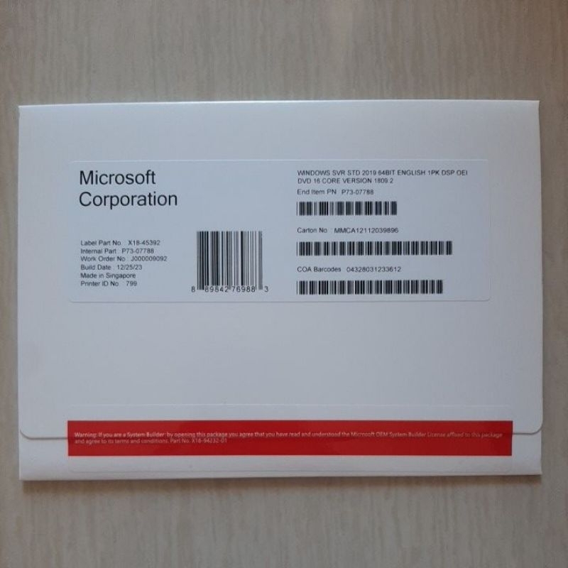 Jual WINDOWS SERVER 2019 STANDARD 16 CORE ORIGINAL | Shopee Indonesia