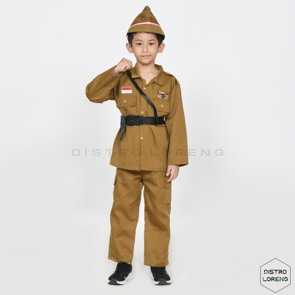 Jual Baju Profesi Pahlawan Pejuang Anak Laki-laki Setelan Kostum