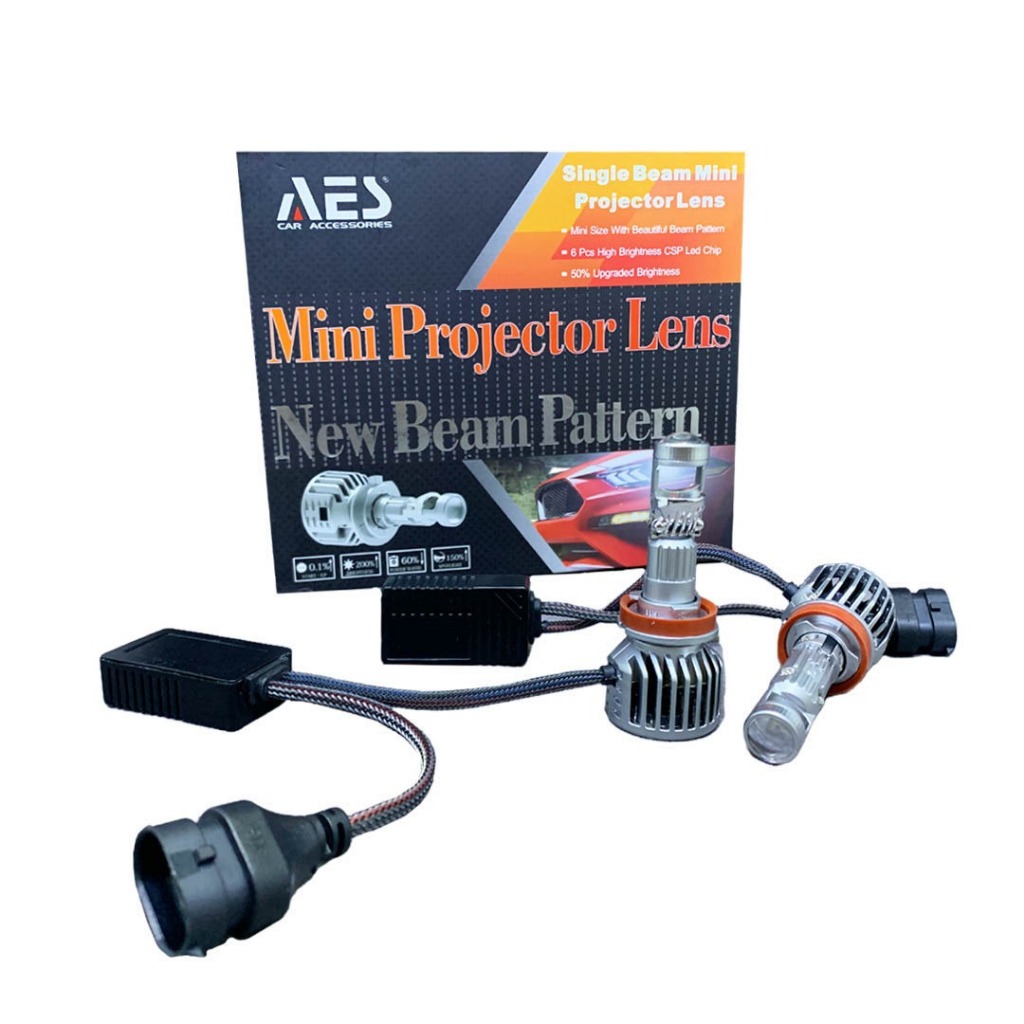 Jual Bilens LED Projector Lens Biled Biled AES Laser Mini 9005 9006 H7