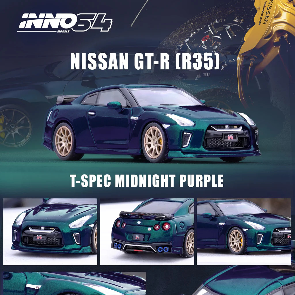 Jual IN64-R35TS-MP - INNO64 1/64 NISSAN GT-R (R35) T-SPEC Midnight ...