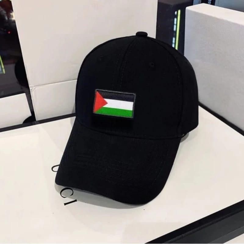 Jual Topi Baseball Palestina Flag/Bendera Bahan Raffel Premium Quality ...