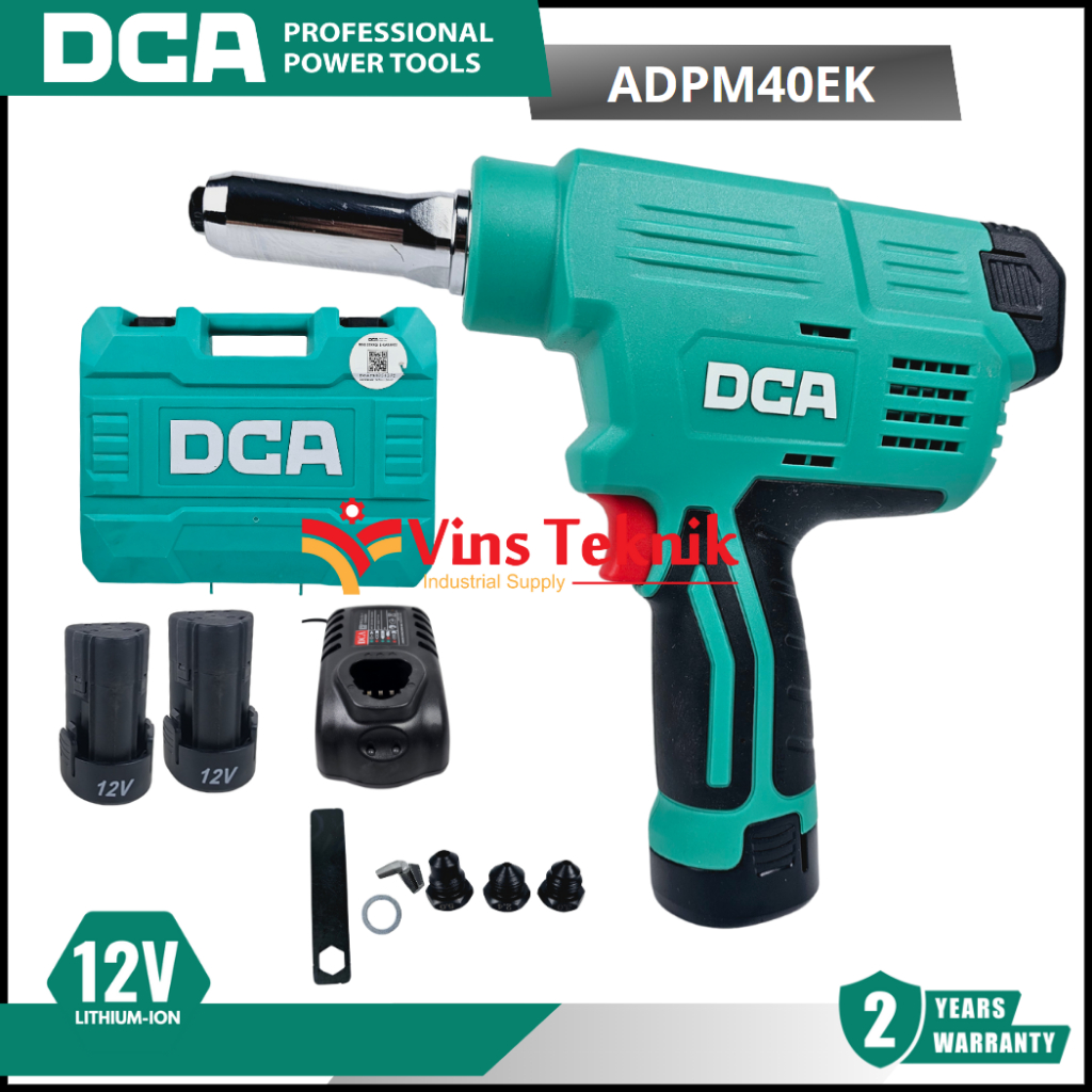 Jual Cordless Blind Riveting Gun ADPM40E DCA ADPM40 Mesin Rivet Baterai
