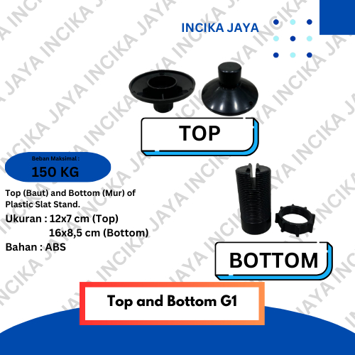 Jual Top Bottom Kaki Dan Adjuster Slat Plastik Set Alas Lantai