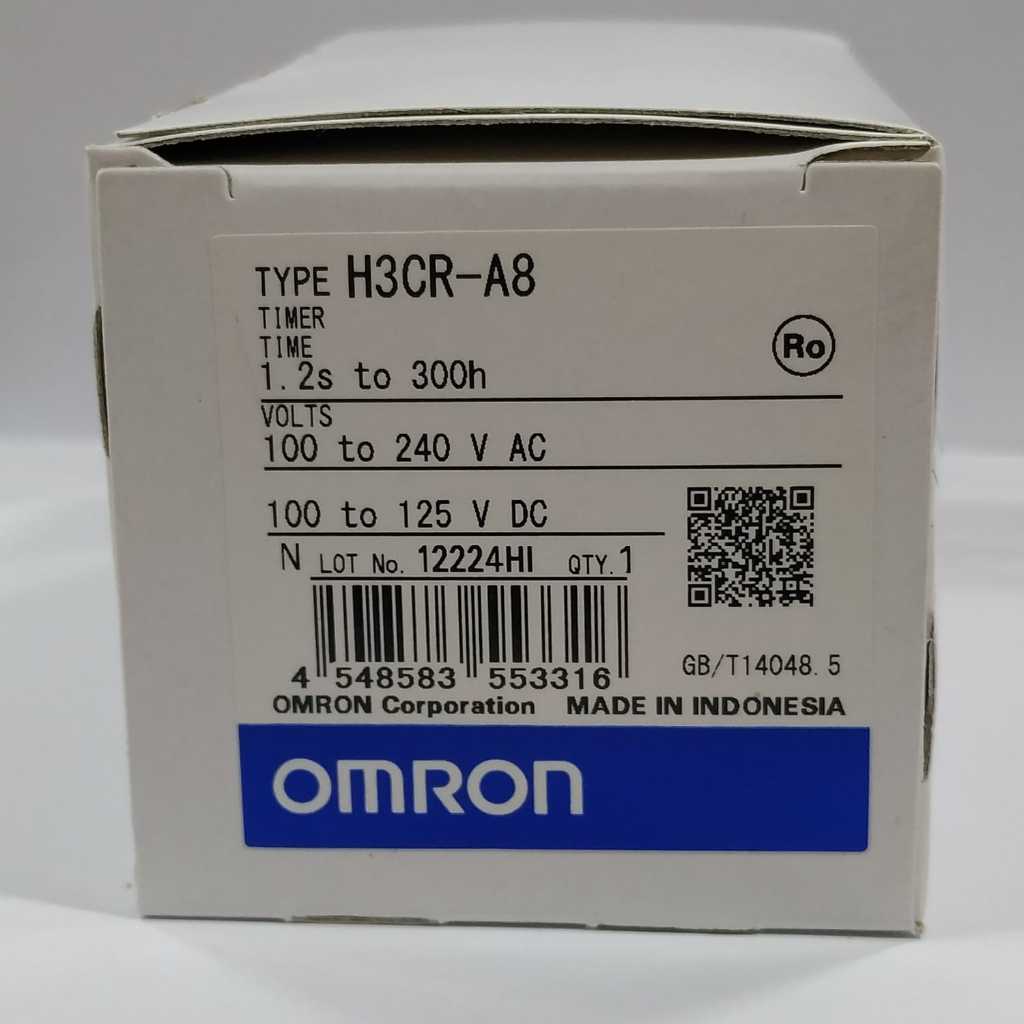 Minuterie OMRON H3CR-A8 - AC100-240/DC100-125 - Occasion Fonctionnelle