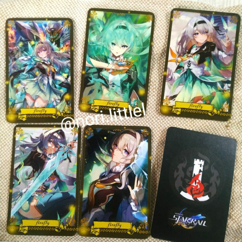Jual PHOTO CARD honkai STAR rail isi 5 pc fans made kafka
