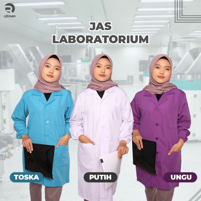 Jual KODE Q9T2 JAS LABORATORIUM LENGAN PANJANG DAN PENDEK JAS LAB ...