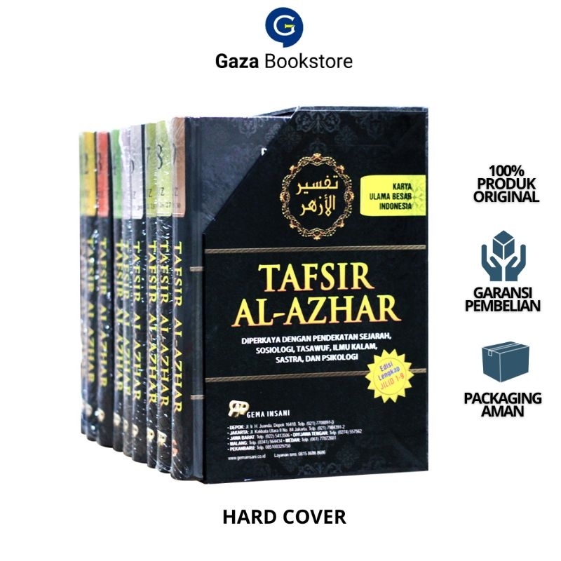 Jual Tafsir Al-Azhar Full 9 jilid Box Satuan - Buya Hamka - Gema Insani ...