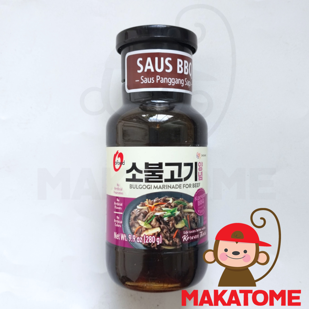 Jual Daesang Beef Bulgogi Korean BBQ Sauce Saus Marinade Sapi 280 Gr 228 Ml Chung Jung One O