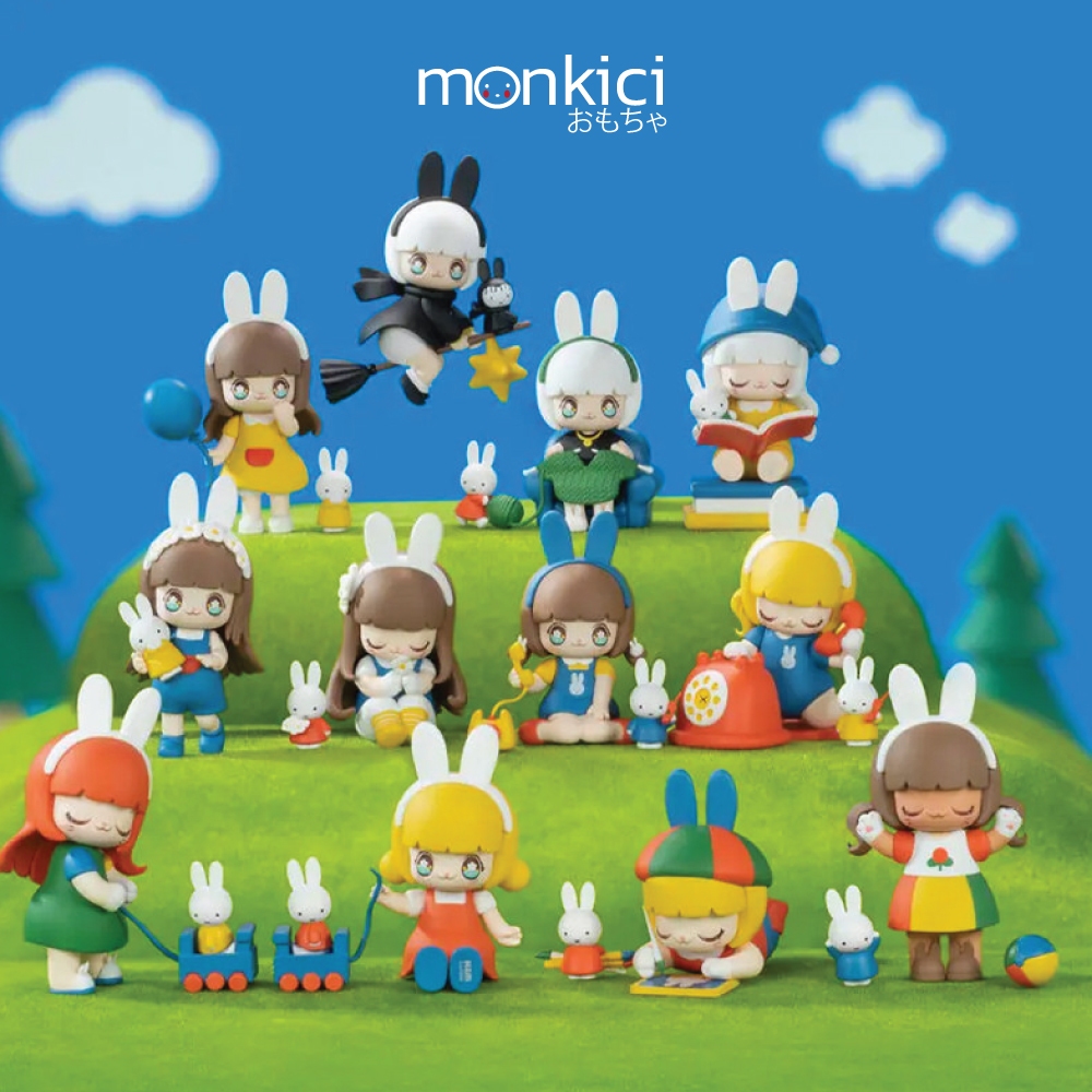 Jual 52 toys Kimi & miki x miffy new friends series blind box toys ...