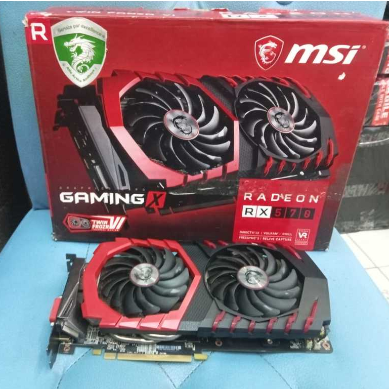 Jual VGA MSI RX 570 GAMING X 4GB DDR5 2ND | Shopee Indonesia