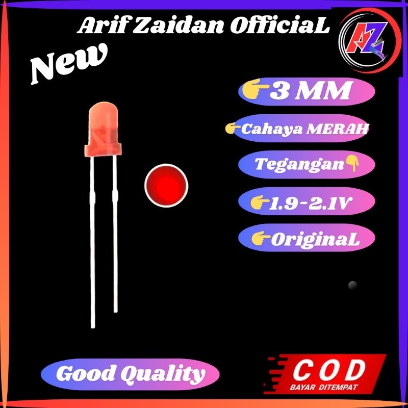 Jual LED 3mm Warna merah | Shopee Indonesia