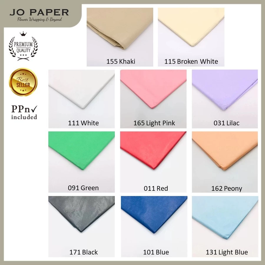 Kertas Tissue Buket Bunga (10 lbr)