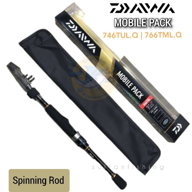 Jual Joran DAIWA MOBILE PACK 746.Q 766TML.Q 965TMH.Q| Telescopic
