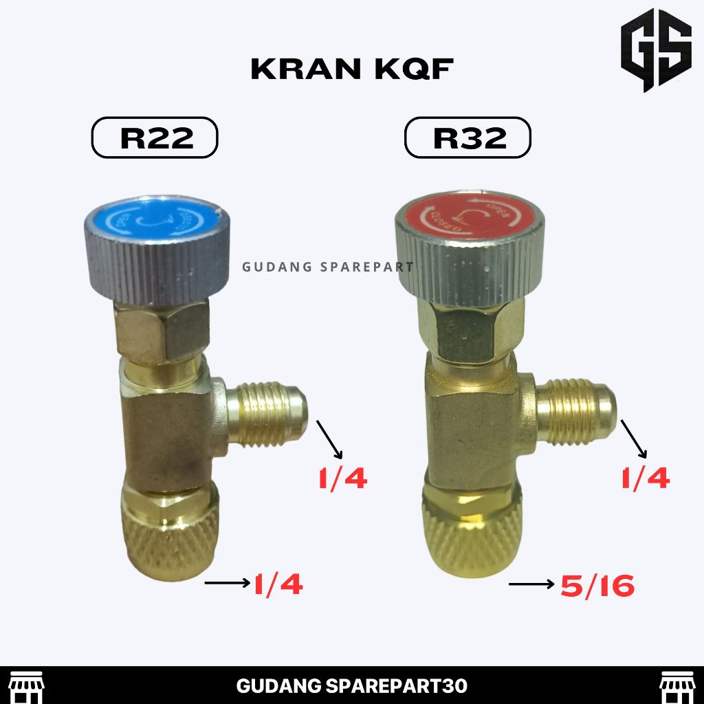 Jual Kran Freon Can Tap Valve R22 R32 KQF-341 | Shopee Indonesia