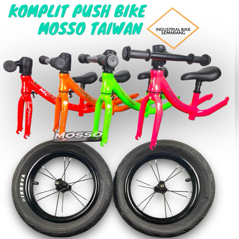 Jual KOMPLIT Fullbike Pushbike Mosso Sepeda keseimbangan