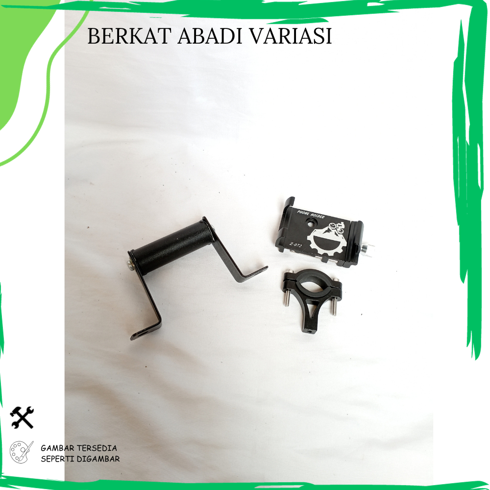 Jual PAKET HOLDER GPS HP R15 V3 PHONE HOLDER ALUMUNIUM STANG MOTOR ...
