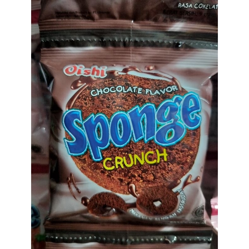 Jual Oishi Sponge Crunch (1 Renceng isi 10 Pcs) | Shopee Indonesia