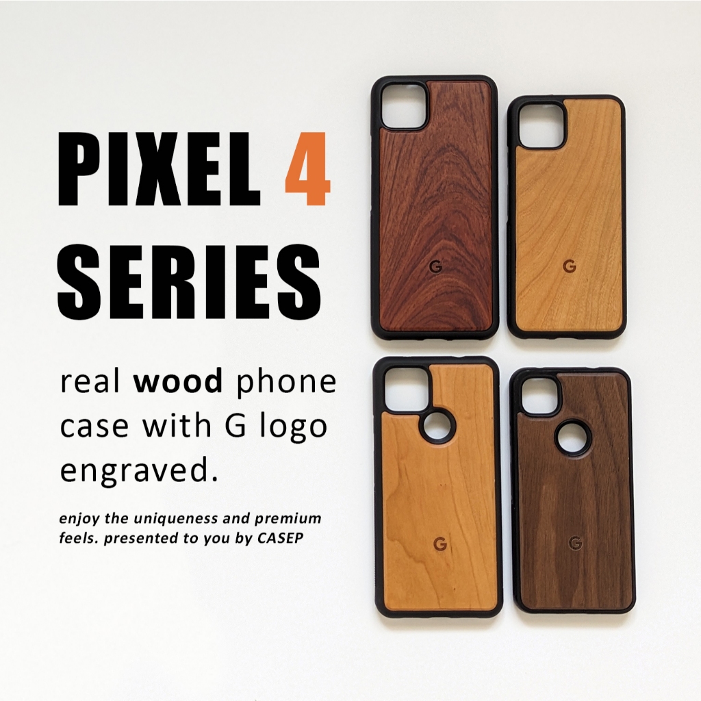 Jual WOOD Case Google Pixel 4 / 4XL / 4A / 4A5G With G Logo Engraved ...