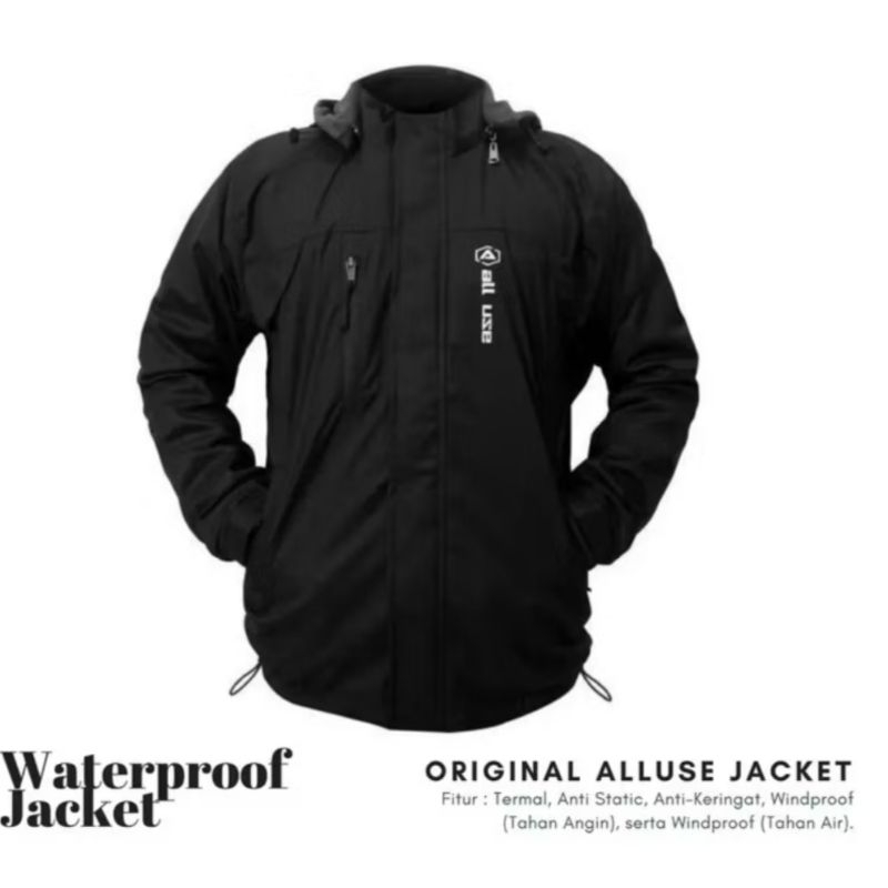 Jual JAKET WATERPROOF WINDPROOF GUNUNG ALL USE ORIGINAL JAKET ALL