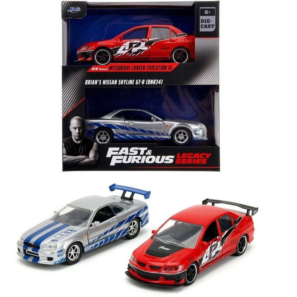 Jual Diecast Jada 1:32 Twin Pack Fast and Furious Series Limited