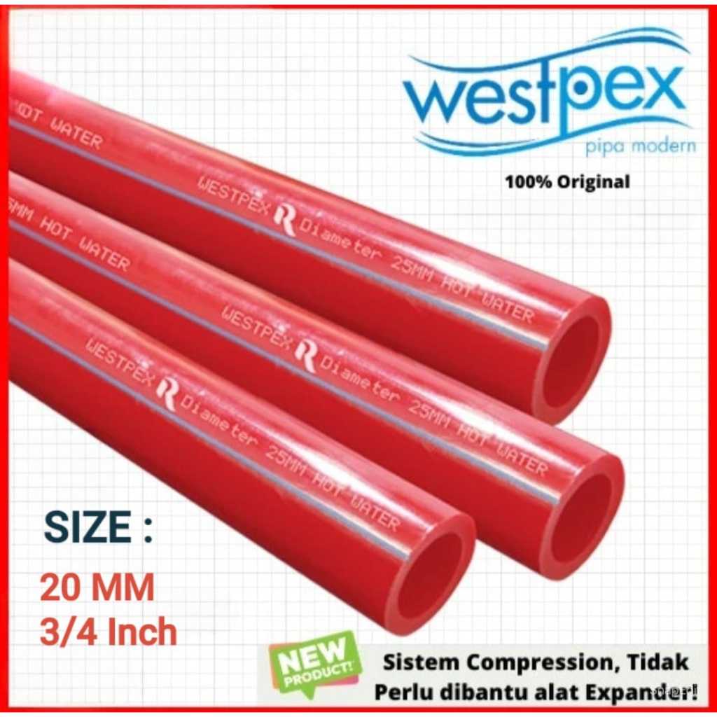 Jual Selang Westpex Red 20mm 3/4