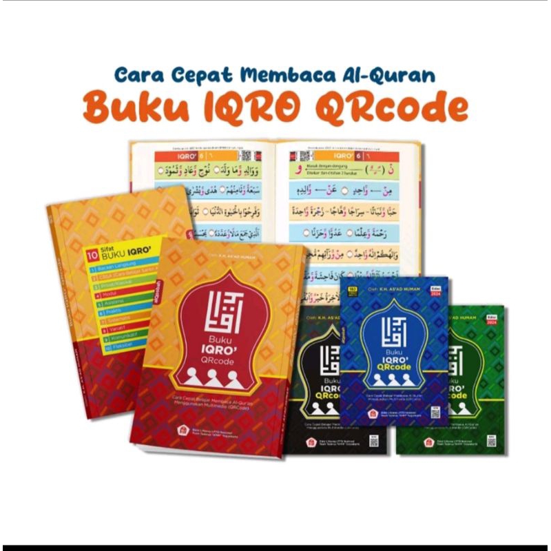 Jual Original Buku Iqro Milenial QRcode Edisi 2024 Full Warna Iqro Al ...