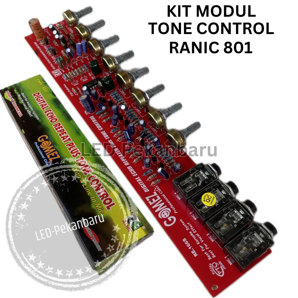 Jual KIT MODUL TONE CONTROL AUDIO DIGITAL ECHO MIC REPEAT KARAOKE RANIC