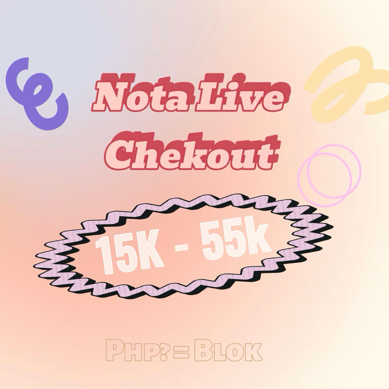 Jual NOTA LIVE SHOPEE clue wajib co disini | Shopee Indonesia