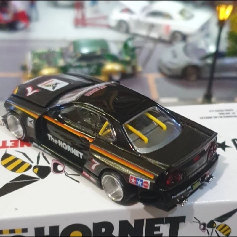 Jual Mini GT kaido house nissan skyline GTR R34 the hornet tamiya LB ...
