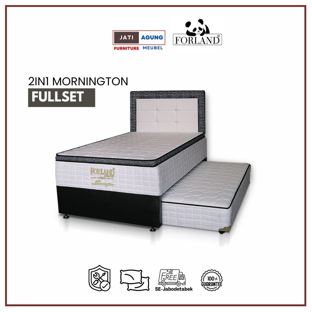 Jual Forland Mornington Kasur Springbed 2 in 1 Plushtop Bonnel Spring ...